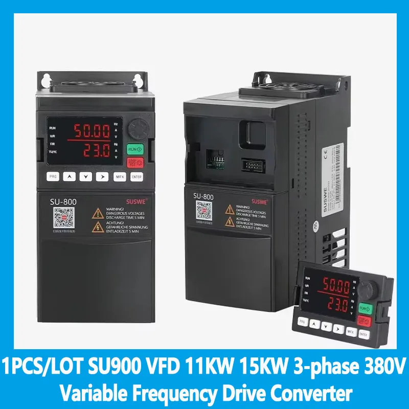 

1 шт./лот SU900 VFD 11 кВт 15 кВт 3-фазный преобразователь частоты 380 В