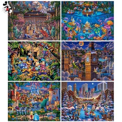 Disney Diamond Embroidery Snow White And The Seven Dwarfs Painting Princess Cross Stitch Cinderella Mickey Mouse Mosaic Wall Art