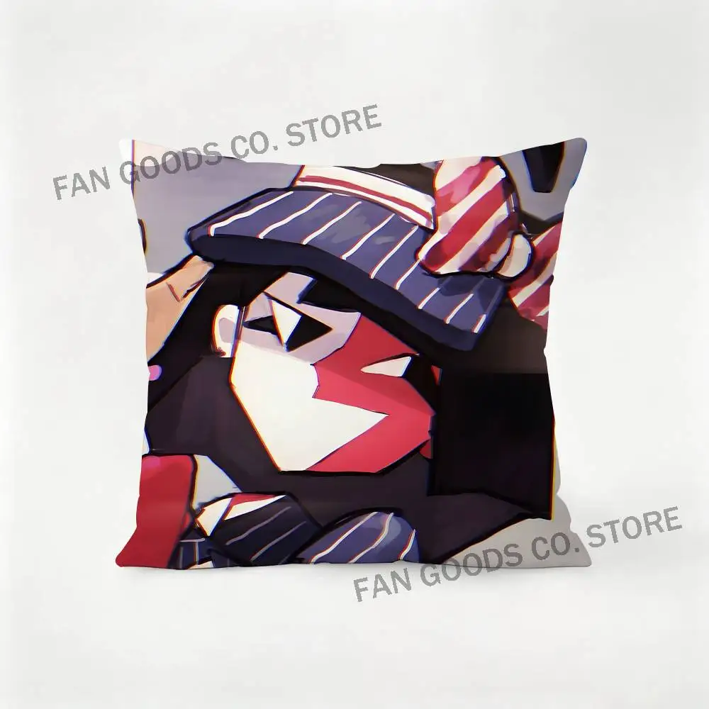E-Ena DreamBBQ Fanart Printed Pillow Cover Cushion Case Simple Sofa Pillow Case No Pillow Core