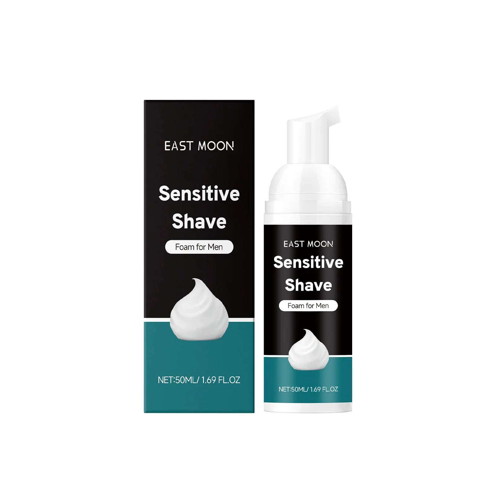 남성용 50ml 알로에 쉐이빙 무스는 상쾌함을 유지하고 편안한 연화 수염을 자극하지 않습니다. 딥 클리닝 쉐이브 스킨 케어 크림