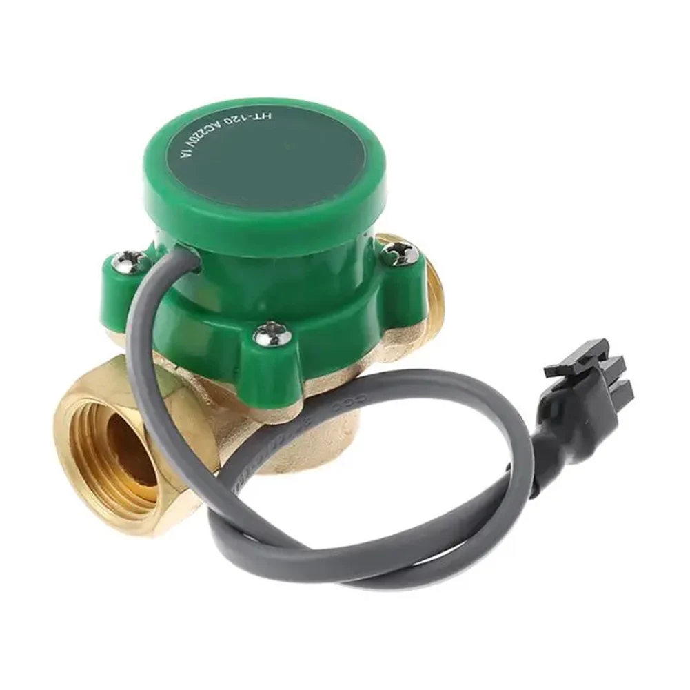 

HT-120 G1/2 \"-1/2\" Hot And Cold Water Circulation Pump Booster Flow Switch 1.5A HT-120 Water Pump Flow Switch 4 Points