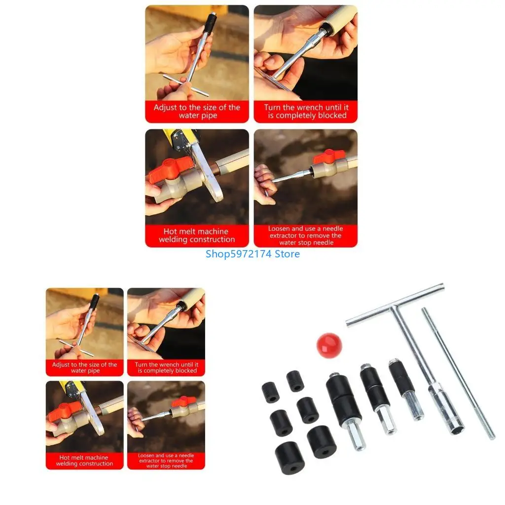 Y3NB Pipe Strap Stoppers Water Stop Needle 20/25/32 Plumbing Tool Pin Tube For Home