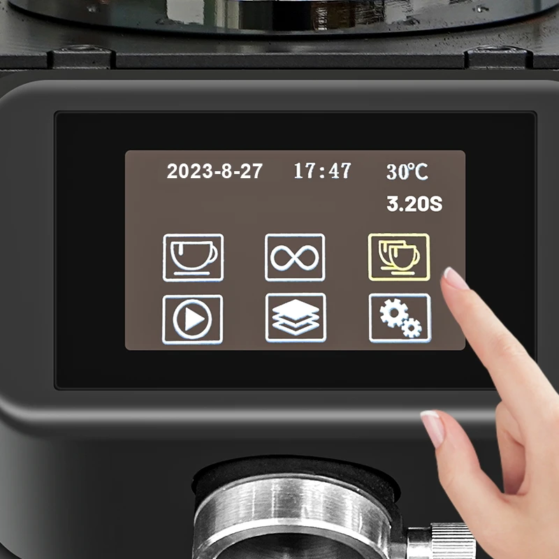 Intelligente Bonenweegschaal Digitale Controle Espresso Koffiemolen Automatische Commerciële 83Mm Braammolen Timer Giet Over Café-Accessor