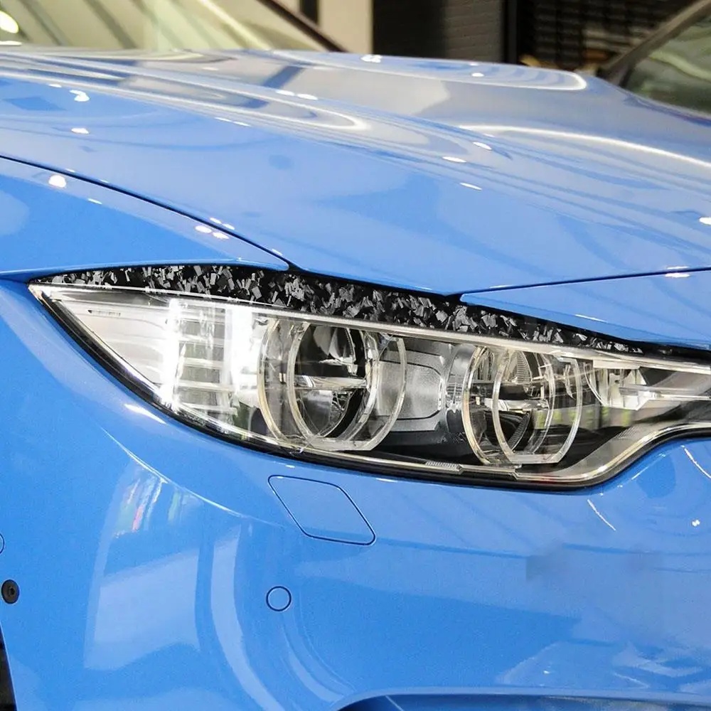 

JCYECF крышки передних фар для BMW 4 серии F32 F33 F36 F80 M3 F82 F83 M4 2012-2017 2 шт. автомобильные лампы, веки