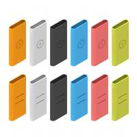 Silicone Protective Case Cover for Xiaomi Powerbank 10000mAh PLM11ZM PLM13ZM Wireless Powerbank WPB15PDZM WPB100 WPB15ZM Sleeve