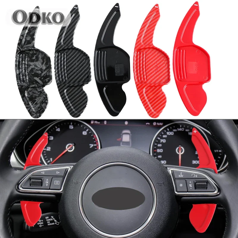 Car Steering Wheel Shift Paddle Extension For Audi A3 A4 A4L A5 A6 A7 A8 Q3 Q5 Q7 TT S3 R8 MK2 S5 DSG Shifting Paddle