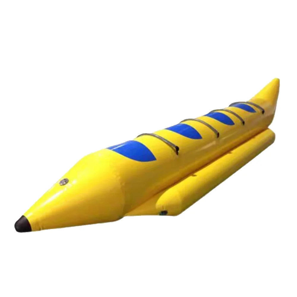 Inflatable Banana Boat for Water Park, Flying Fish, Towable Tube, 4 Seat, Hot Sale