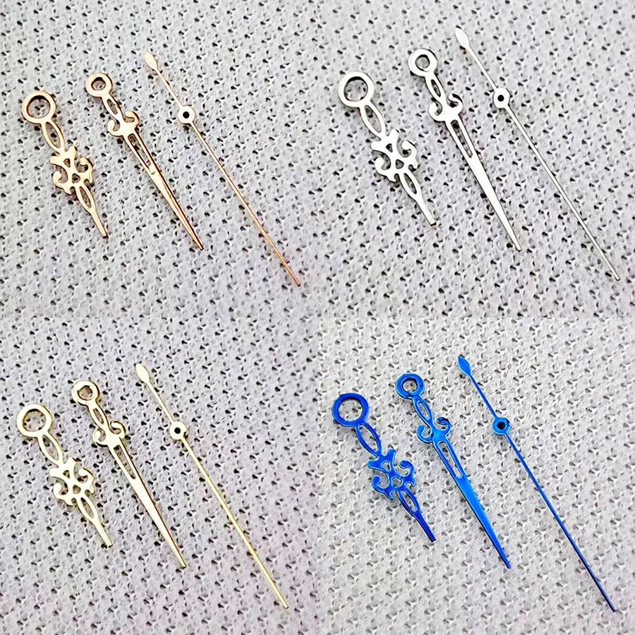 NH35 Hands Snowflake Hands Gold/Rose Gold/Blue/Silver No Luminous Hands Suitable For NH35 36 4R 7S Movement