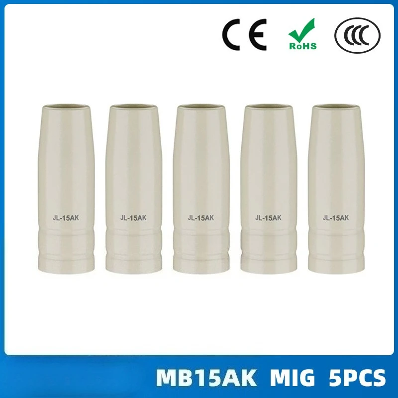 

Защитные колпачки для сопел 15АК, 5 шт., аксессуары для газозащитного сварочного пистолета 15АК