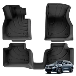 for BMW X1 U11 2023-2025 2026 TPE 3D Car Floor Mats Trunk Pad Odorless Accessories Only Fit Left Hand Driver