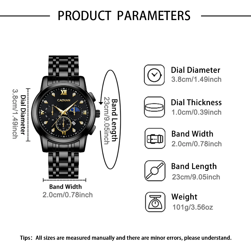 1pc men's fashionable and handsome pointer quartz watch men's timer - daily wear holiday gift