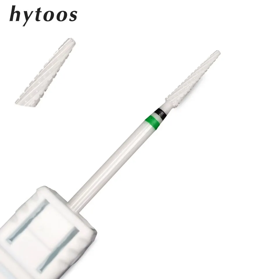 HYTOOS Ceramic Nail Drill Bit 3/32