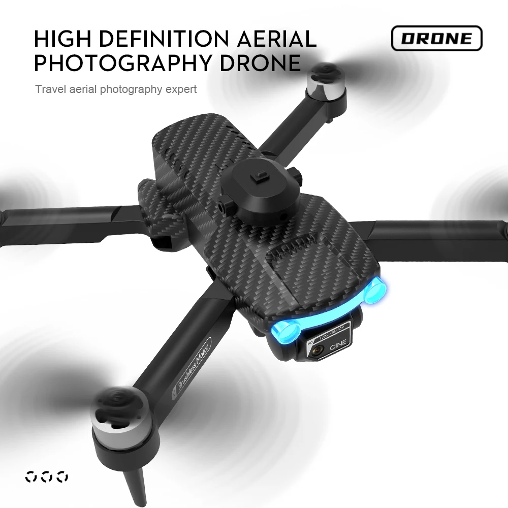 2.4G RC Drone With Camera HD Fvp Wifi Brushless Motor Photography Foldable  Quadcopter Profesional Drones XT204 Toys for Boys