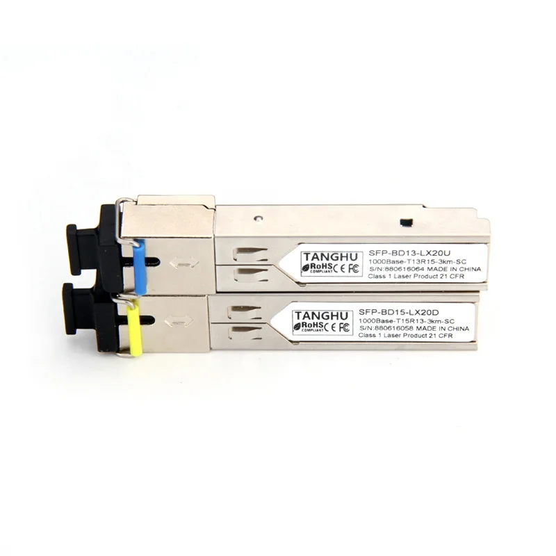 

1.25G Gigabit Module SFP 3KM SC Connector1000M Fiber Optical Single Fiber SFP