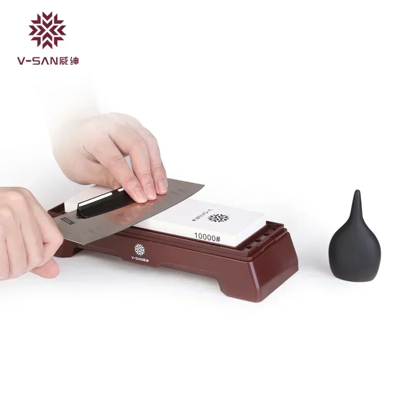 TAIDEA-Premium Diamond Sharpener, 2 Sides, Kitchen Knife, Scissors, Sharpening Stone, 3000 Grit, 10000 Grit