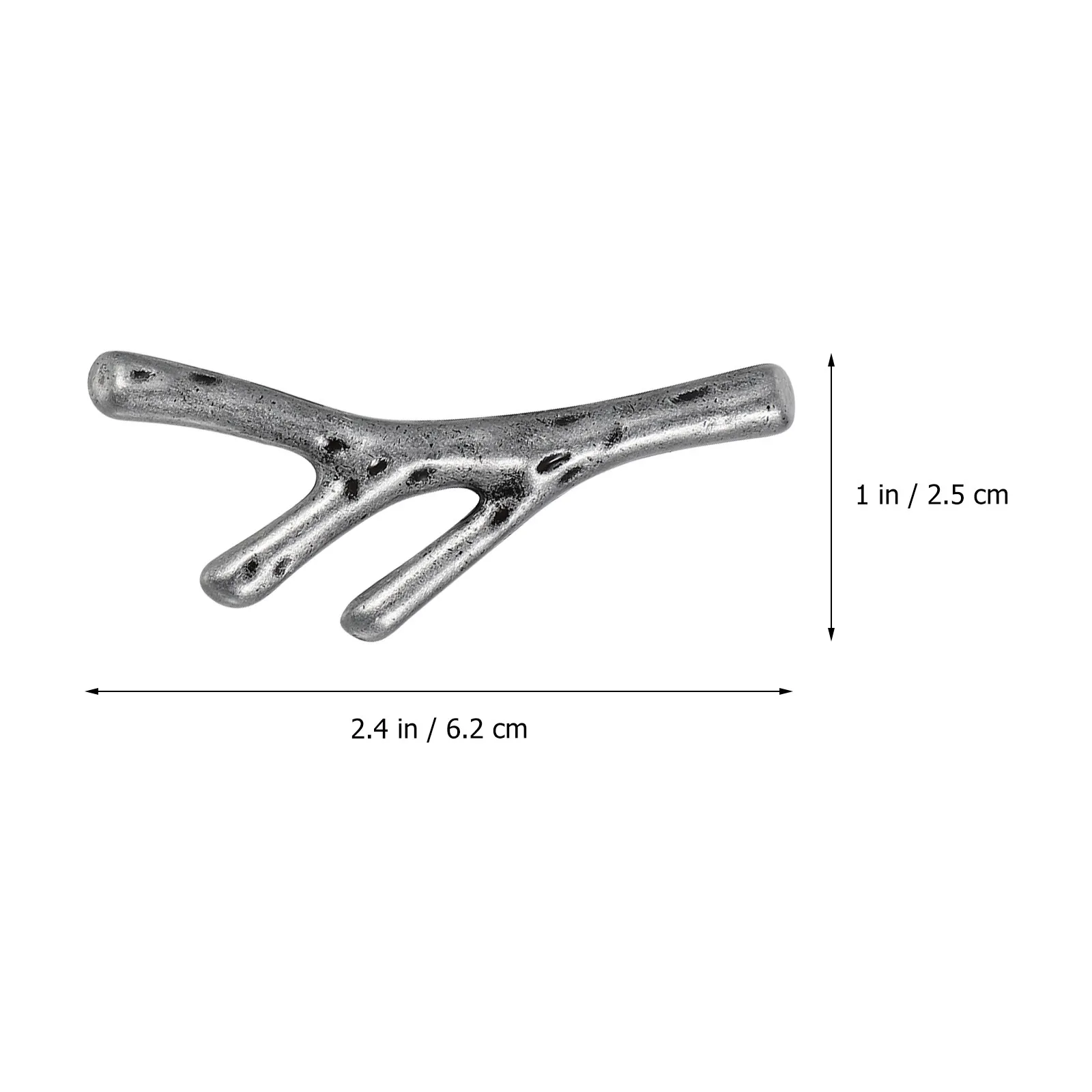 1Set Minimalist Branch Zinc Alloy Handles Sturdy Wardrobe Cabinet Drawer Pulls Zinc Alloy Grip Cupboard Door Knob