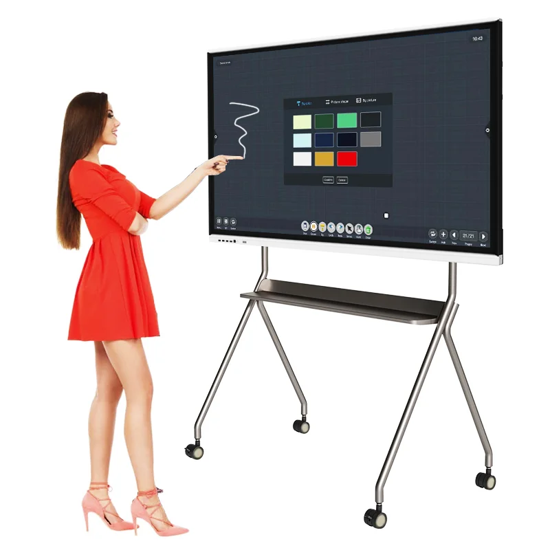 

Dual System Digital Smart Board 55-110 Inch Interactive Whiteboard Business Education Advertising Equipment Company M