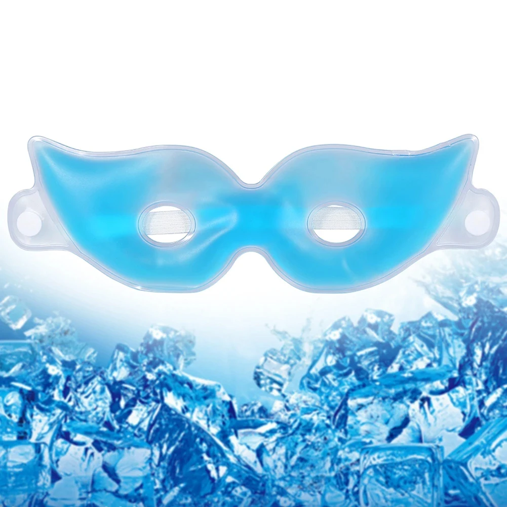 Face Cooling Mask Gel Eye Mask Ice Pack Cooling PVC Hot Cold Therapy Skin Care Tool Gel Face Mask Skin Firming Spa Sleep Mask