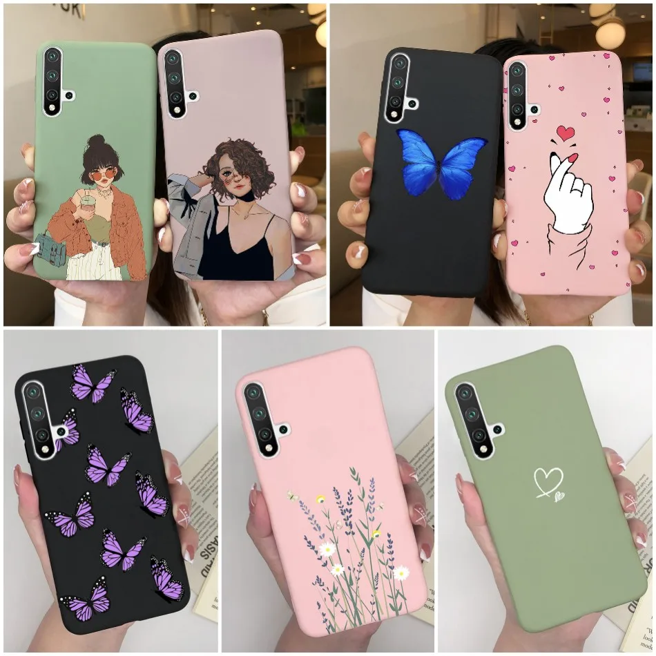 

Butterfly Heart For Huawei Nova 5 Pro Nova 6 Case Silicone Soft TPU Phone Case Fundas For Huawei Nova5 Huawei Nova6 Cases Cover