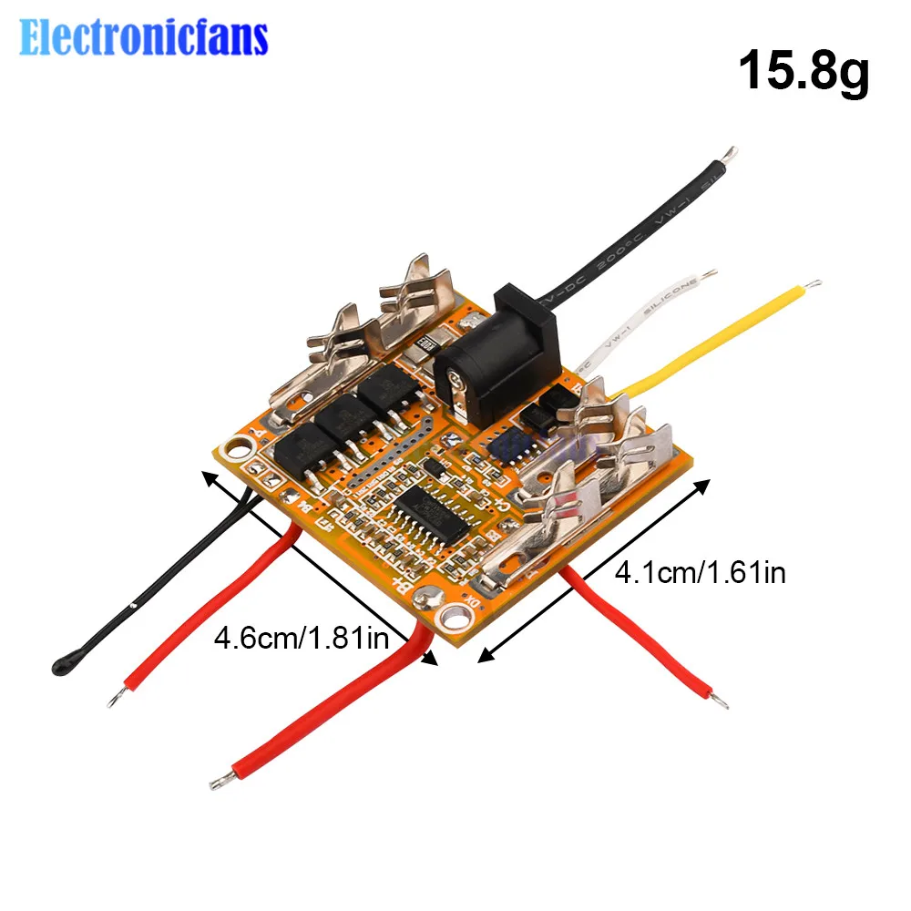 5S 18.5V 21V 18650 Li-ion Lithium Battery Protection Board 18A PCM PCB BMS Circuit Charging Board Module for Power Tools