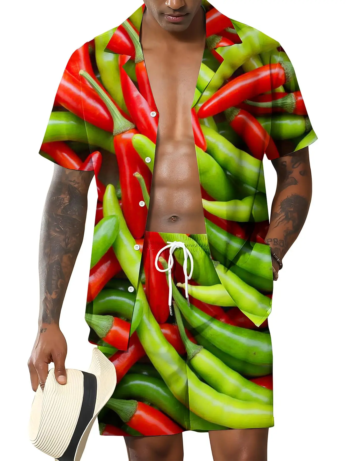 

Men's Shirt Sets 2026 Spring/Summer Suit for man jogging suit 3D Printed sets for men Graphic Men's sweatshirt set jogging set