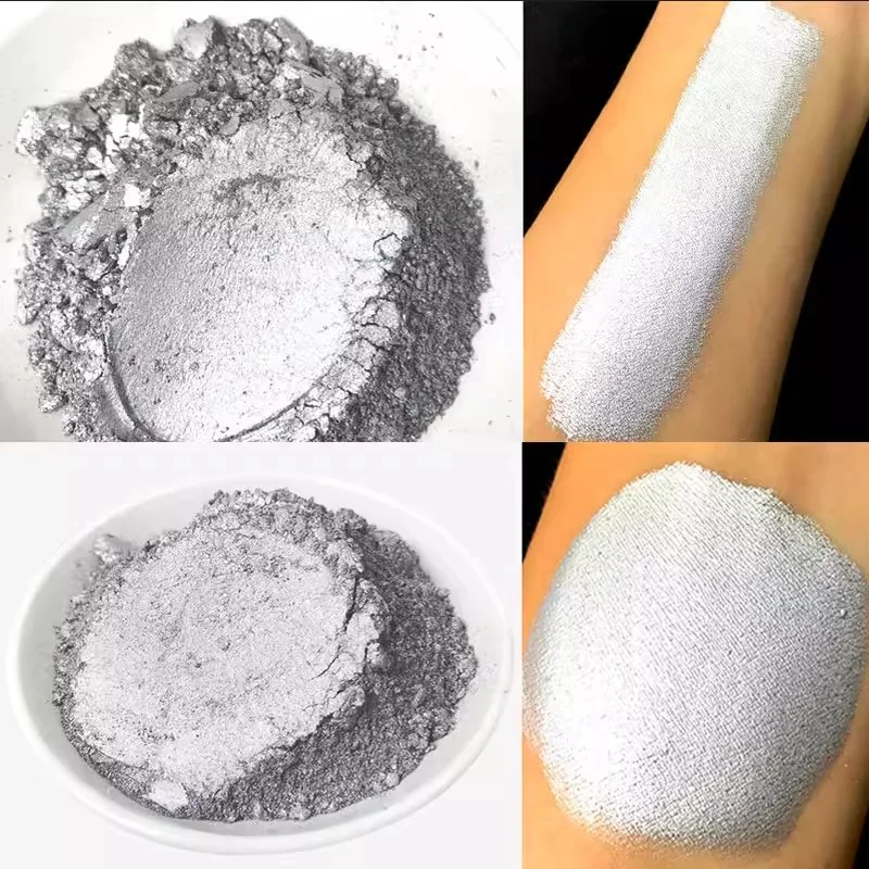 Imported Aluminum Silver Powder Water and Oil Dual-purpose/Strong Metallic Luster Paint Printing, Injection Molding and Spraying