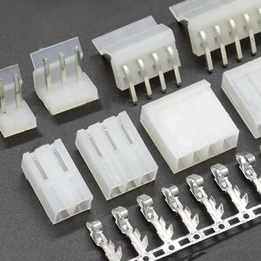 CH3.96 mm Female Housing Socket + Terminal + Right Angle /straight Wafer Pin Header Kit Pitch 2/3/4/5/6/7/8/9/10/11/12Pin