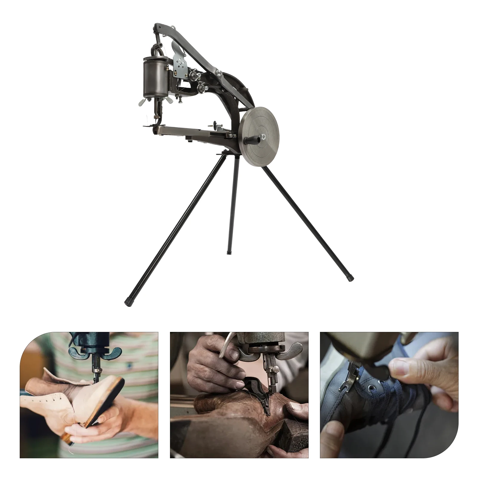 LOYALHEARTDY Manual Shoemaker Leather Sewing Machine Shoe Machine Hand Shoe Repair Mending Sewing Machine