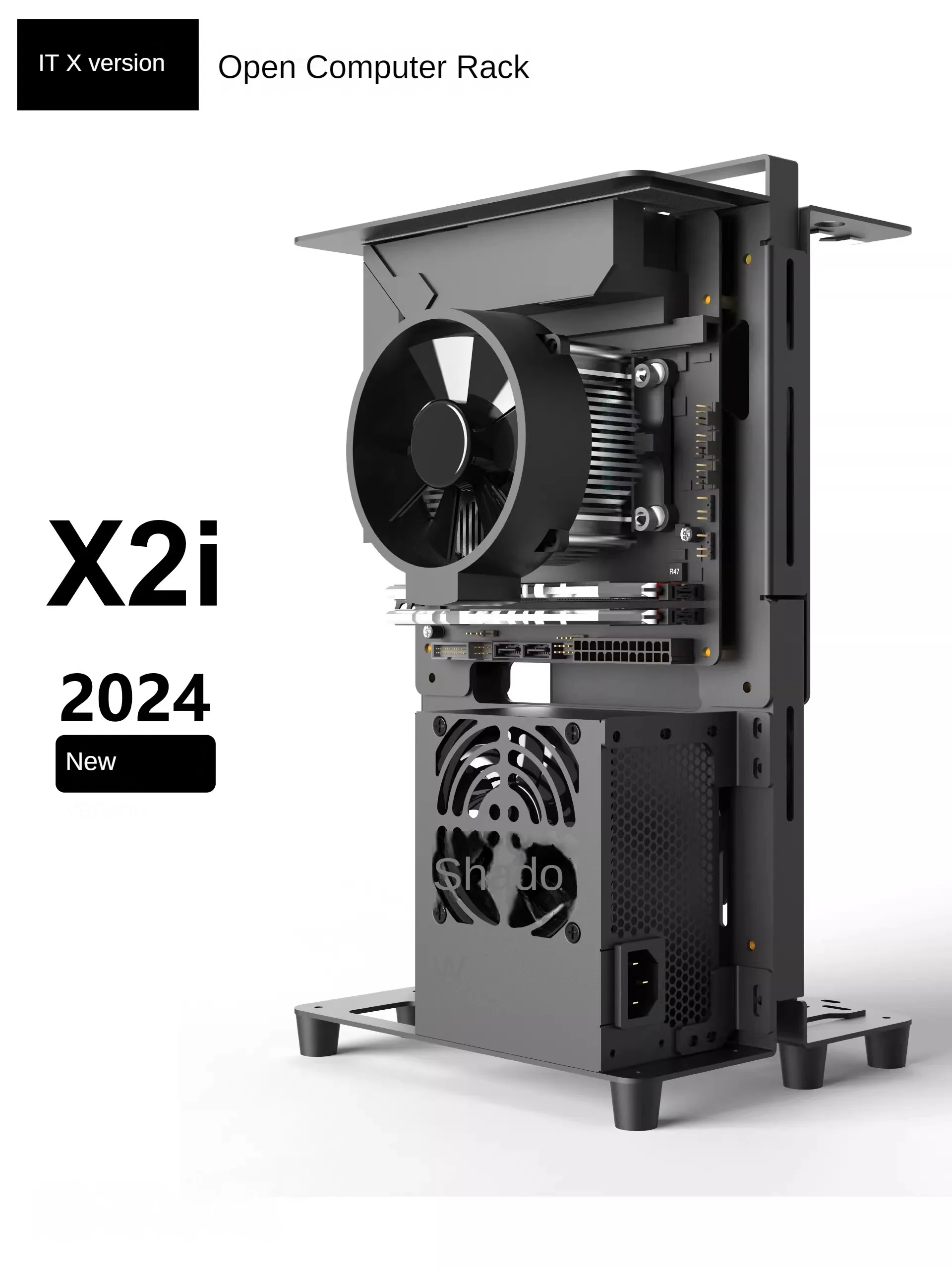 ITX open computer rack, X2i 2024 desktop computer case