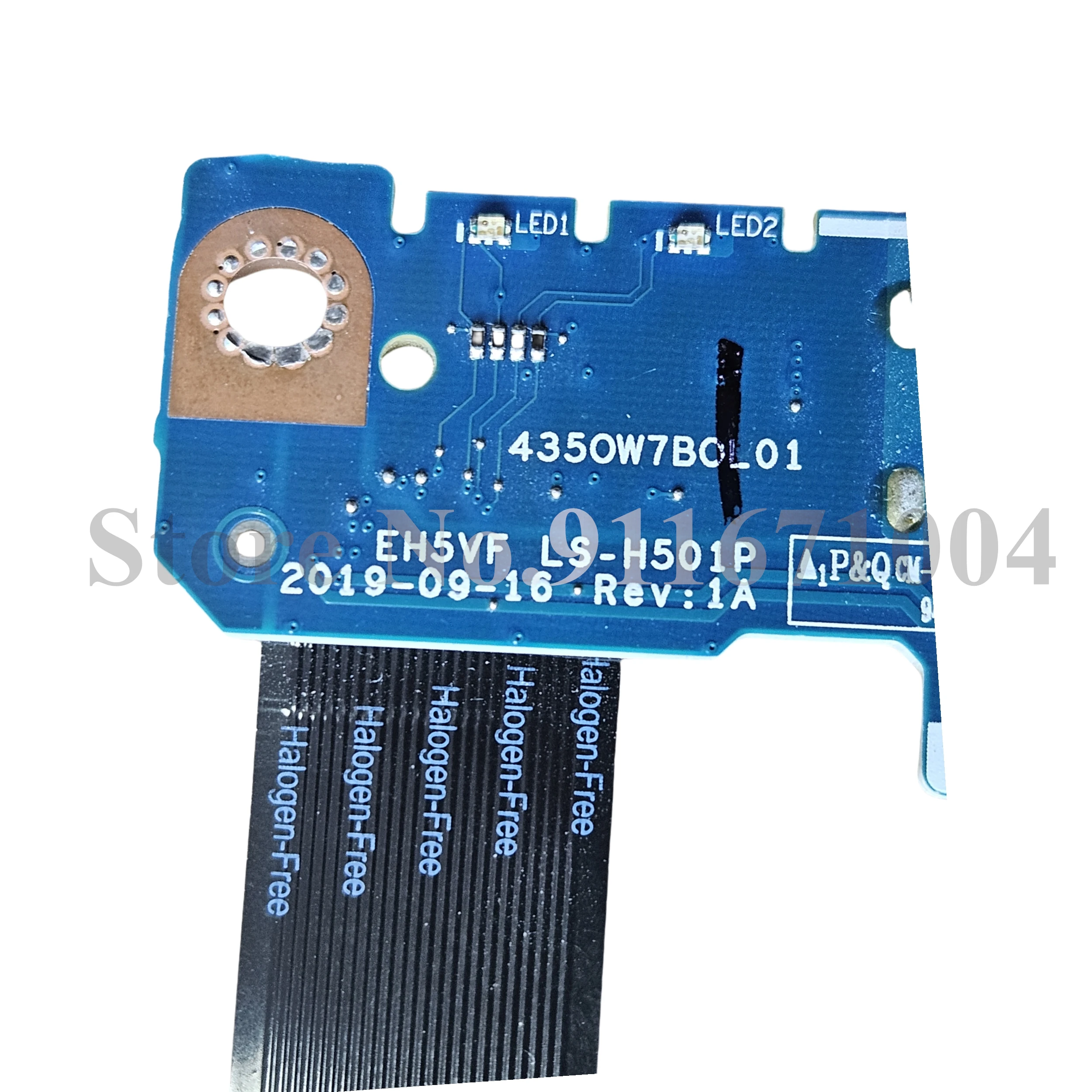 NBX0002HE00 EH5VF LS-H501P สำหรับ ACER Nitro AN515-54 AN515-41 AN517-51 USB เสียงคณะกรรมการซ็อกเก็ตสายเคเบิล100% การทำงานเต็มรูปแบบดี