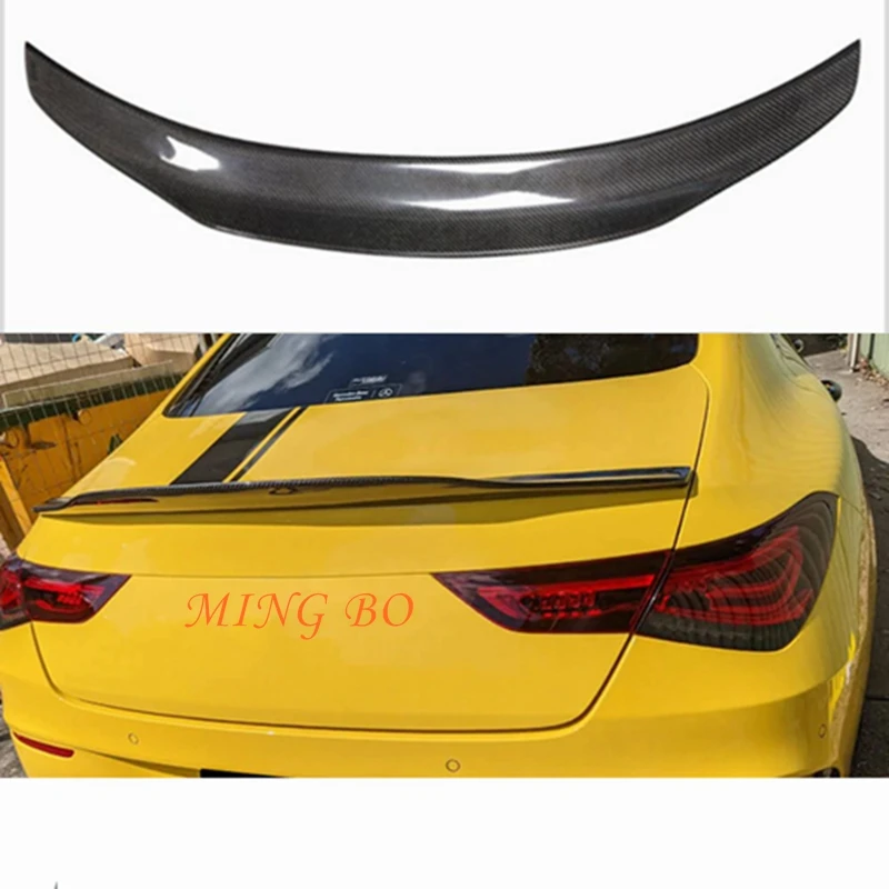 

FOR Mercedes-Benz CLA W118 C118 PSM Style Carbon Fiber Rear Spoiler Trunk Wing 2019 2020 2021 2022 2023 FRP Forged carbon