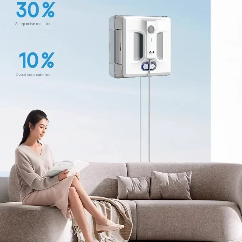 

Original Hutt W10 window cleaning robot automatic high-rise window cleaning glass artifacts automatic water 6000Pa large suct