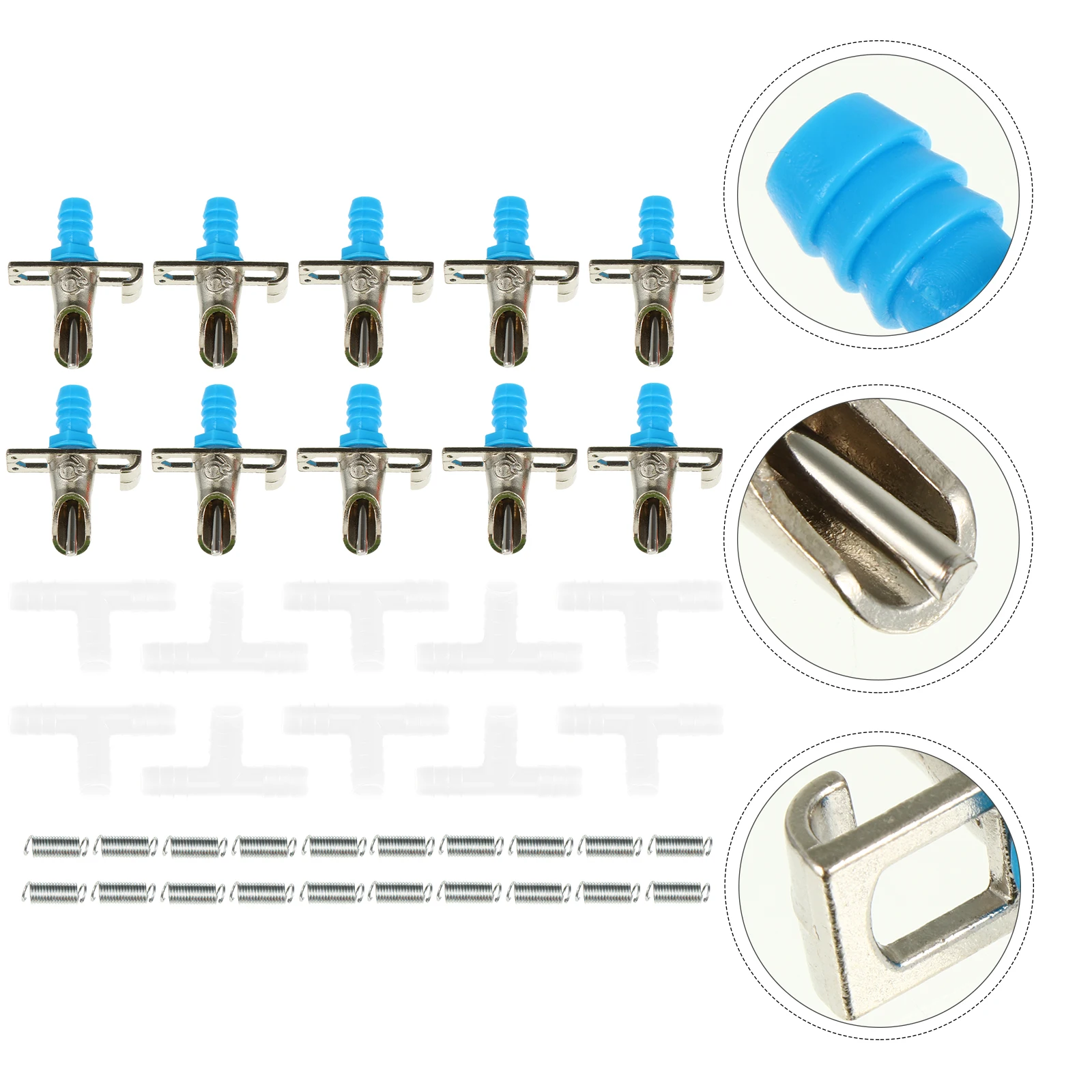 

10Pcs Automatic Rabbit Waterer Splash-Proof Durable Design for Rabbit Cage Drinking Equipment Automatic Pet Feeder