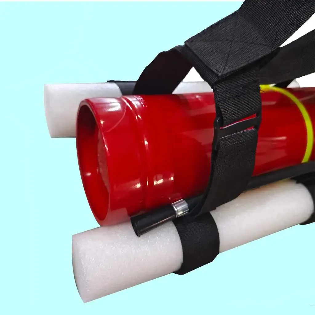 Scuba Diving Tank Carrier Holder with Bumper Anti Rolling Cylinder Transport Carry Strap with Anti Hitting Sliding Grip