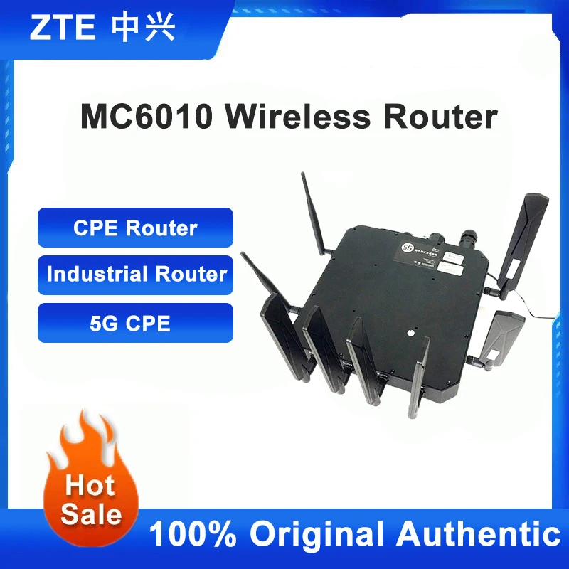 

NEW Original ZTE MC6010 Wireless Router 5G CPE Industry Powerful Factory Office Outdoor WiFi Signal Repeater