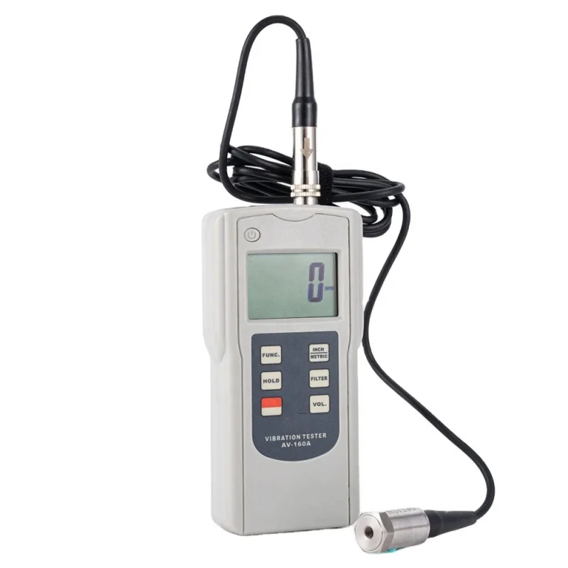 AV-160A Digital High Resolution Vibration Meter High Quality Accelerometer Portable