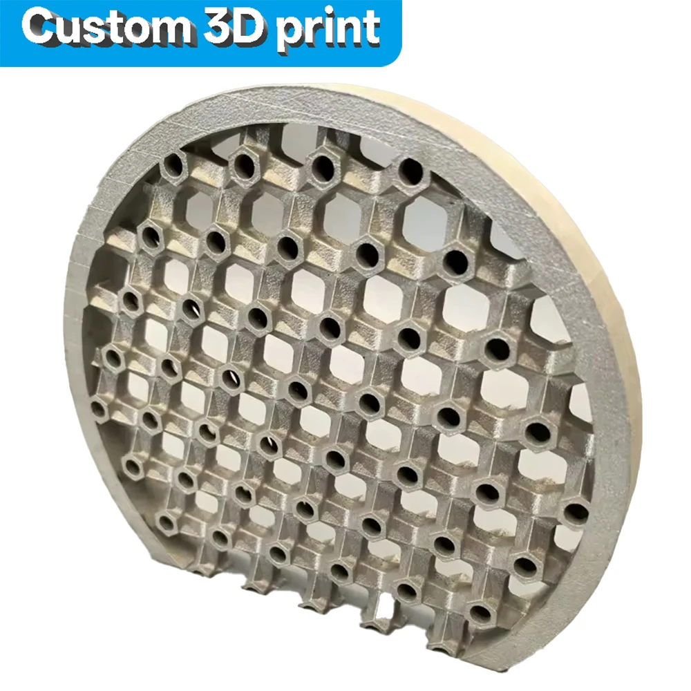 Custom 3D Printing Services Aluminum, Stainless Steel, Titanium Alloy SLM Printing Files Metal Honeycomb Structural Components