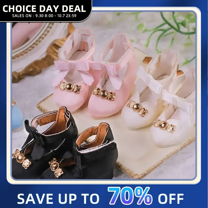 BJD Shoes 1/6 Multi-colored Fashion Low-heeled Shoes WX6-301 Doll Accessories Suitable for YOSD Body