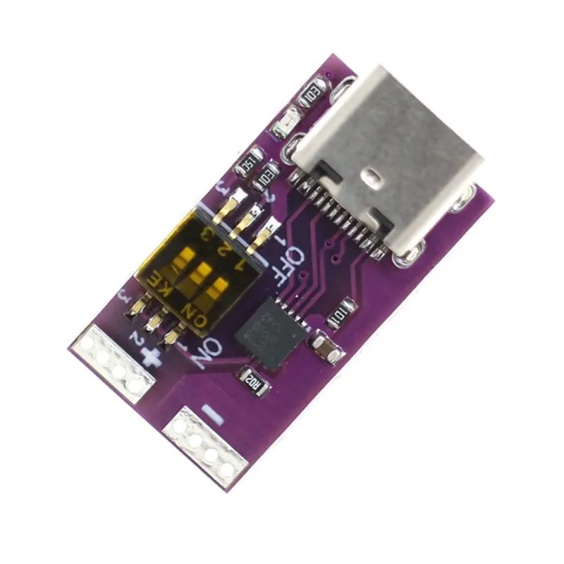 [NEW!】 USB Type-C PD Fast 100W 5Pcs 5V 9V 12V 15V 20V 5A Fixed Voltage Output Power Supply Charging Module Decoy Board