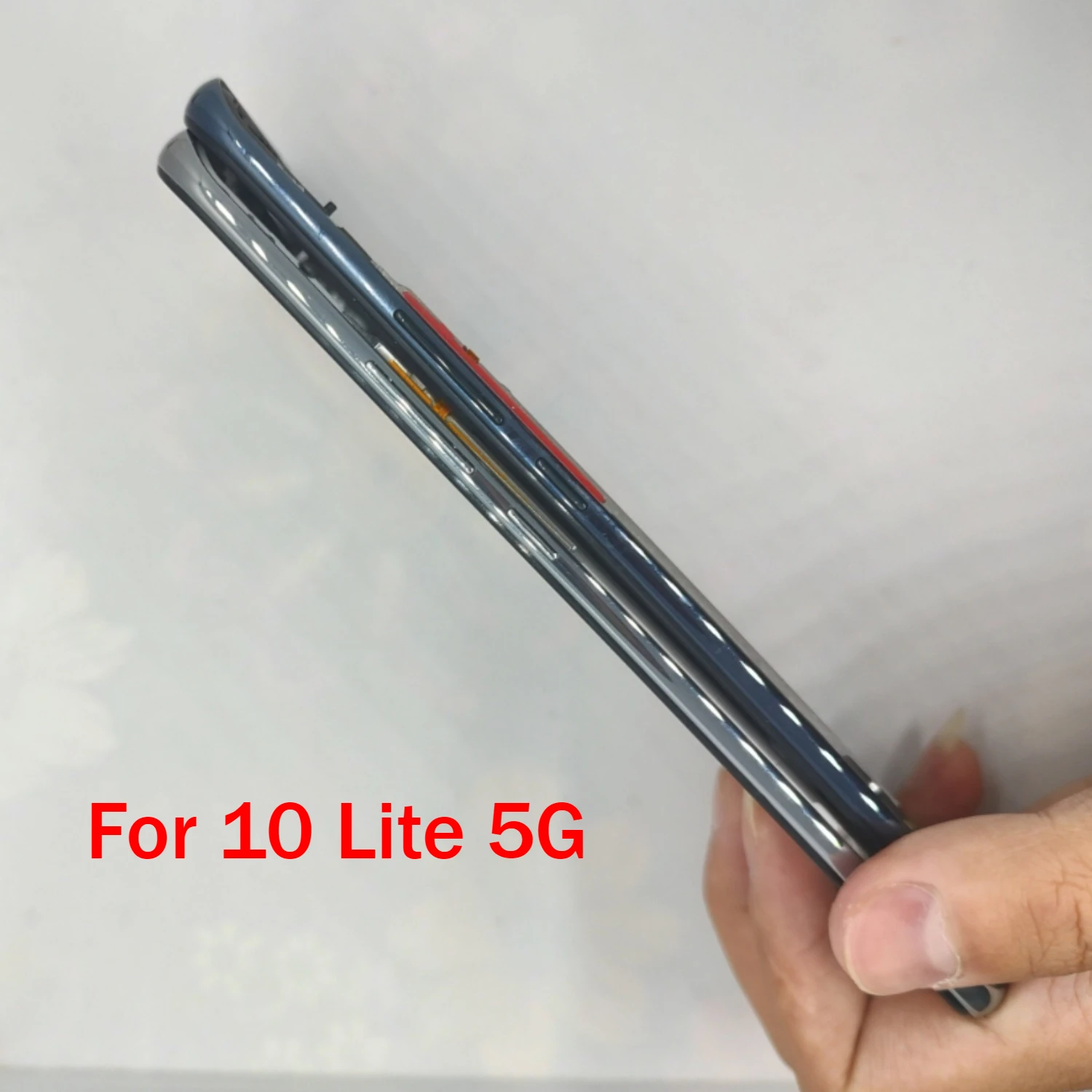 moldura-intermediaria-para-xiaomi-mi-10-lite-5g-lcd-moldura-frontal-da-porta-com-botao-lateral-pecas-de-reparo