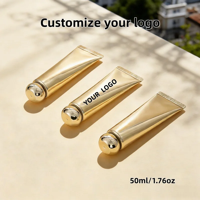 【Logo Custom】50Pcs Customized 50ml Abacus Lid/corner Lid Squeeze Facial Cleanser Shampoo Conditioner Shower Gel Lotion Tube