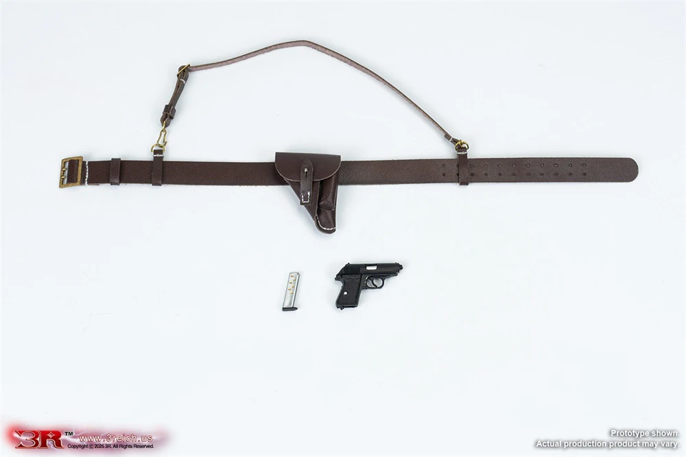 

1/6th DID GM656 Male Soldier Doll Mini Toys Weapons Model PPK Leather Waist Belt Accessories For 12" Doll Figure Collect DIY