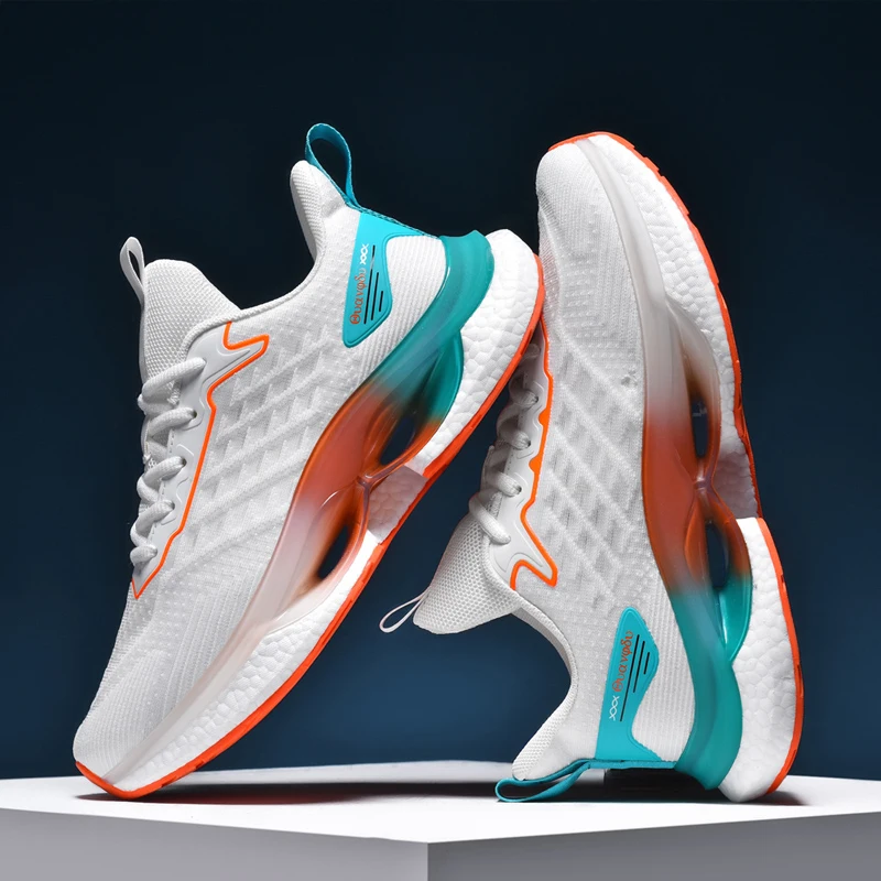 

Men Women Breathable High Quality Sneakers Lightweight Cushion Wear Resistant Gym Outdoor Training Shoes
