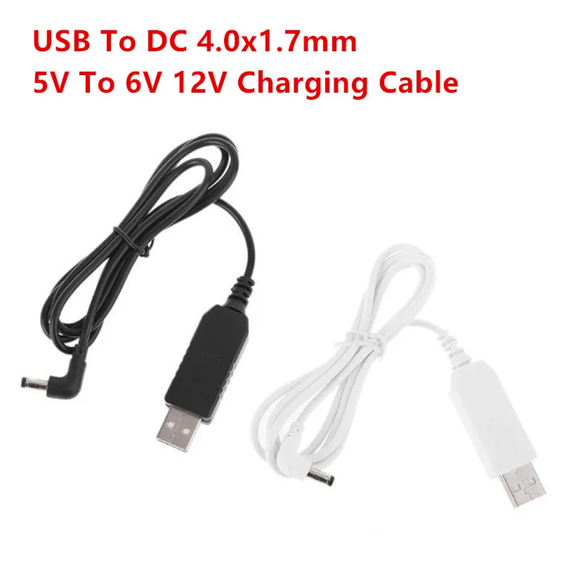 كابل شحن USB إلى DC بقابس 4.0x1.7 مم، 5 فولت 1 أمبير، 6 فولت 12 فولت، كابل شحن لـ PSP 1000/2000/3000، للسماعات والراوتر وإضاءة LED