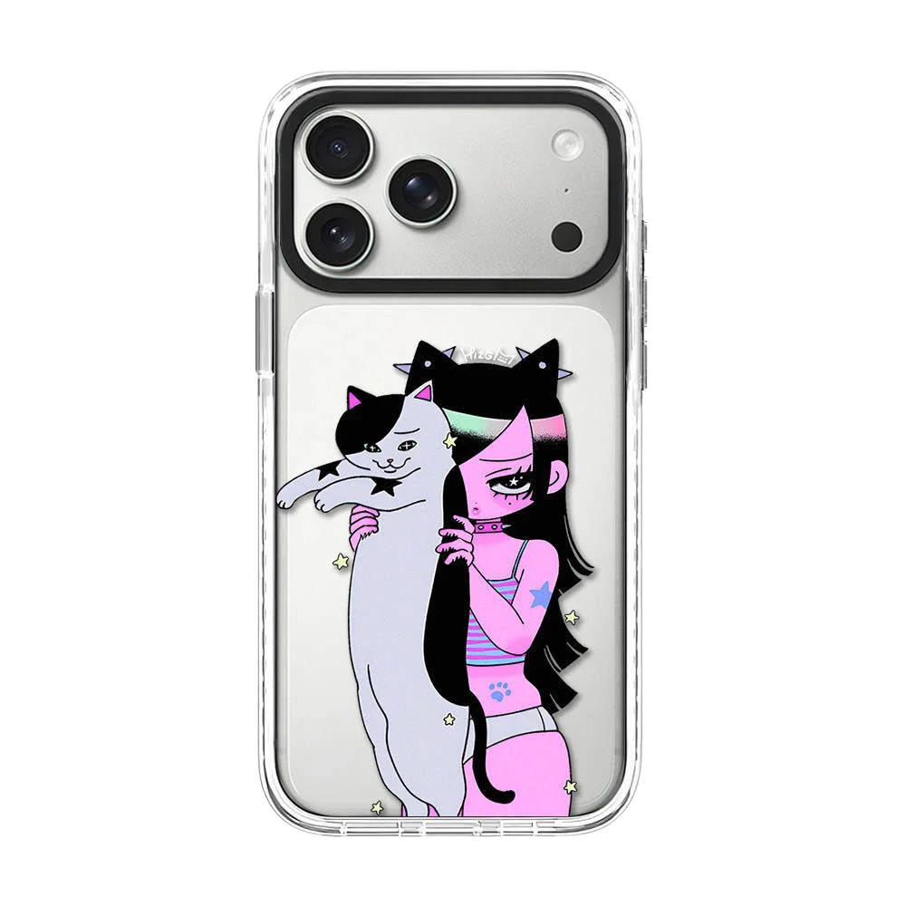 

6030684 Acrylic / Mirror Magnetic Case: Compatible with IPhone 17 16 15 14 13 12 Pro Max 17 Air
