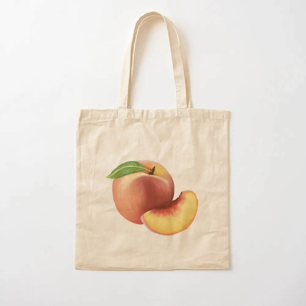 Peach Tote Bag bag luxury women bags luxury women canvas bags