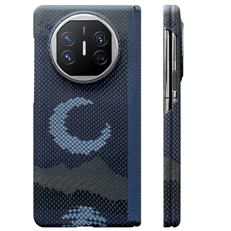 حافظة لهاتف هواوي ميت X6 X5 من ألياف الكربون الأراميد غطاء كيفلر رفيع للغاية وخفيف الوزن غطاء حماية نحيف متين وقوي