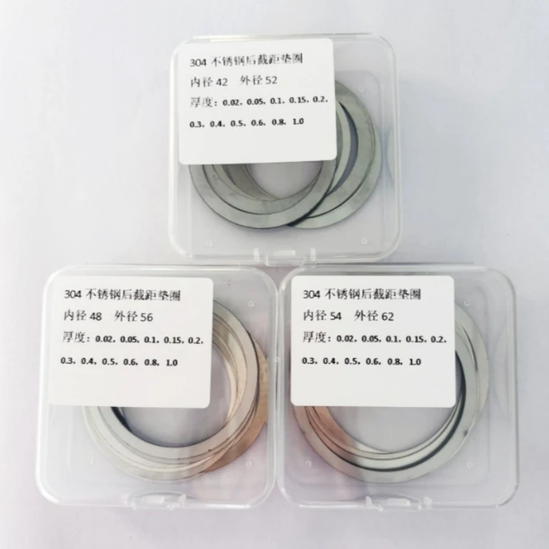 Agnicy 후면 차단 플랜지 개스킷, 304 스테인레스 스틸 개스킷, 카메라 사진 천체 망원경 액세서리, M54