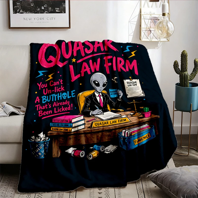 Quasar Law Firm Dungeon Crawler Carl Cozy Blanket, The Desperado Club Warm Blanket, Ride or Roar Soft Blanket, New Achie