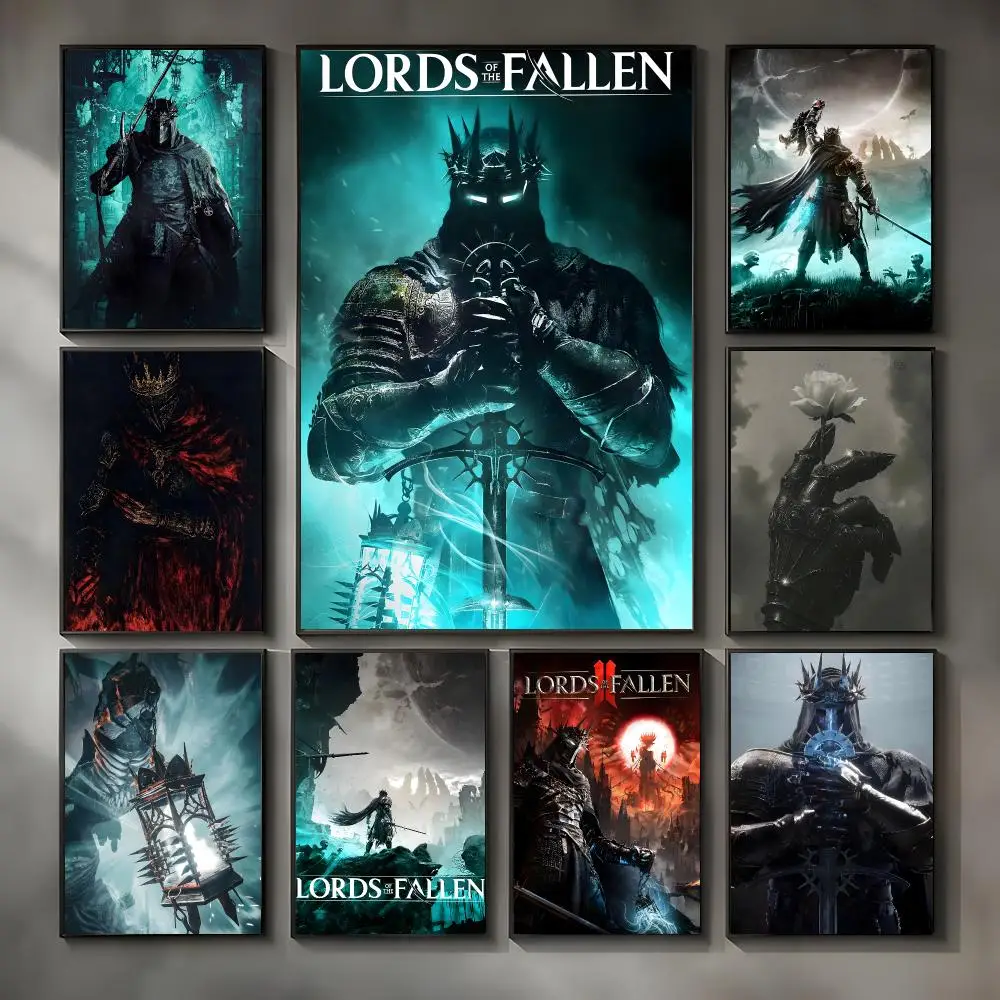 Game L-Lords of the F-Fallen Poster Modern Interior Wall Decor & Trendy Home Highlights